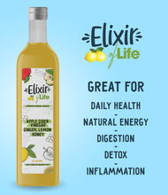 Load image into Gallery viewer, Elixir of Life! Premium Health Booster Packed With Apple Cider Vinegar, Ginger, Honey & Lemon - Hand-Crafted, Healthy Natural Drinks 250 ml (16 servings)