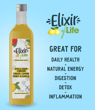 Load image into Gallery viewer, Elixir of Life! Premium Health Booster Packed With Apple Cider Vinegar, Ginger, Honey, Lemon & Garlic - Hand-Crafted, Healthy Natural Drinks 250 ml (16 servings)